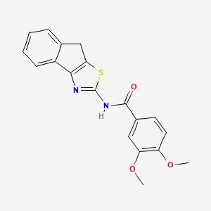 N-(4H-indeno[1,2-d][1,3]thiazol-2-yl)-3,4-dimethoxybenzamide