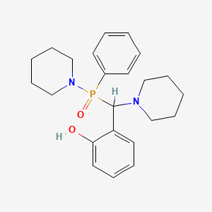 2-{[Phenyl(piperidin-1-yl)phosphoryl](piperidin-1-yl)methyl}phenol