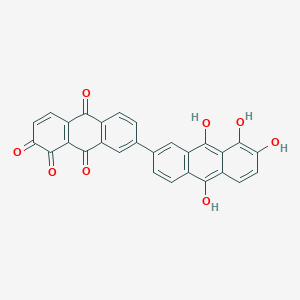 molecular formula C28H14O8 B14160046 7,7'-Bializarin CAS No. 6266-47-3