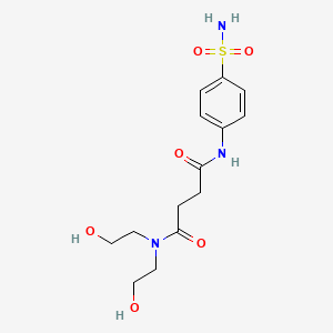 Butanediamide, N'-(4-(aminosulfonyl)phenyl)-N,N-bis(2-hydroxyethyl)-