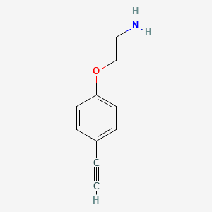 molecular formula C10H11NO B1416014 2-(4-Ethynylphenoxy)ethan-1-amine CAS No. 2228600-23-3