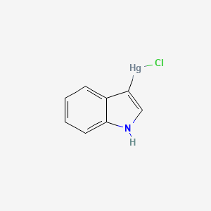 chloro(1H-indol-3-yl)mercury