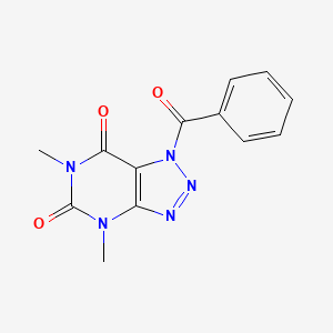 1-Benzoyl-4,6-dimethyl-1H-[1,2,3]triazolo[4,5-d]pyrimidine-5,7(4H,6H)-dione