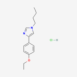 1-Butyl-4-(p-ethoxyphenyl)imidazole hydrochloride