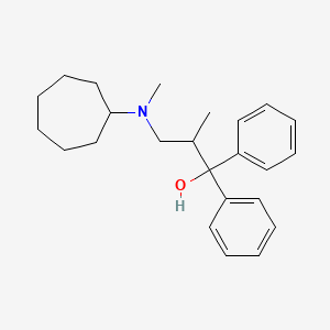 alpha-(2-(Cycloheptylmethylamino)-1-methylethyl)benzhydrol