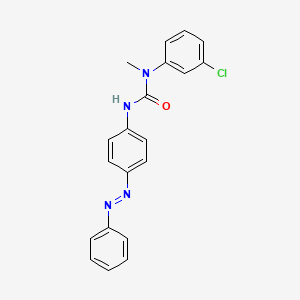 Urea, 1-(3-chlorophenyl)-1-methyl-3-(4-phenylazo)phenyl-