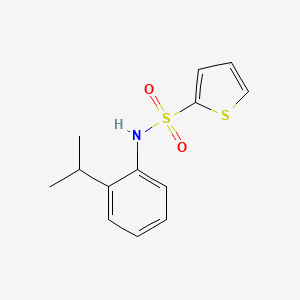 N-(2-propan-2-ylphenyl)thiophene-2-sulfonamide