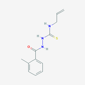 2-[(2-methylphenyl)carbonyl]-N-(prop-2-en-1-yl)hydrazinecarbothioamide