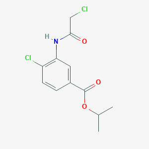 Propan-2-yl 4-chloro-3-[(chloroacetyl)amino]benzoate