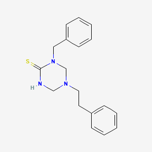 1-Benzyl-5-phenethyl-1,3,5-triazinane-2-thione