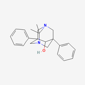 1,3-Diazaadamantan-6-OL, 2,2-dimethyl-5,7-diphenyl-