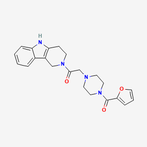 2-[4-(Furan-2-carbonyl)-piperazin-1-yl]-1-(1,3,4,5-tetrahydro-pyrido[4,3-b]indol-2-yl)-ethanone