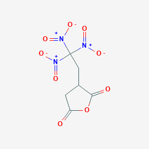 3-(2,2,2-Trinitroethyl)oxolane-2,5-dione