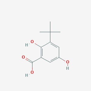 molecular formula C11H14O4 B14160652 3-Tert-butyl-2,5-dihydroxybenzoic acid CAS No. 3786-47-8