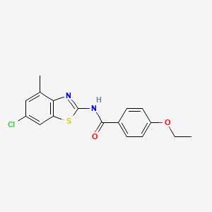 N-(6-chloro-4-methylbenzo[d]thiazol-2-yl)-4-ethoxybenzamide