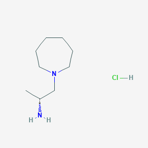 molecular formula C9H21ClN2 B1416078 (R)-1-(Azepan-1-yl)propan-2-amine hydrochloride CAS No. 2126143-81-3