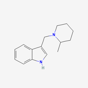 3-((2-Methylpiperidino)methyl)indole