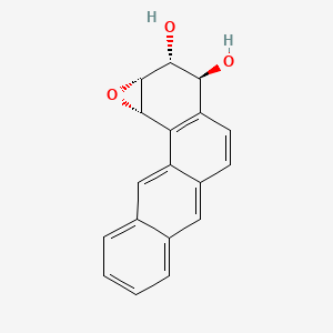 (+)-trans-3,4-Dihydroxy-1,2-epoxy-1,2,3,4-tetrahydrobenz(a)anthracene