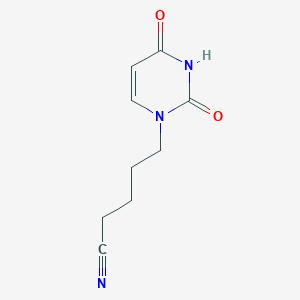 5-(2,4-Dioxo-3,4-dihydropyrimidin-1(2h)-yl)pentanenitrile