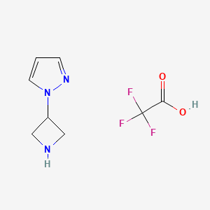 B1416107 1-(3-Azetidinyl)-1H-pyrazole trifluoroacetate CAS No. 2203015-68-1
