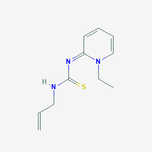 1-[(2Z)-1-ethylpyridin-2(1H)-ylidene]-3-prop-2-en-1-ylthiourea