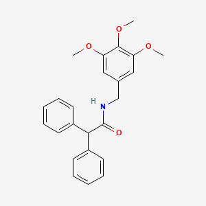 2,2-diphenyl-N-(3,4,5-trimethoxybenzyl)acetamide