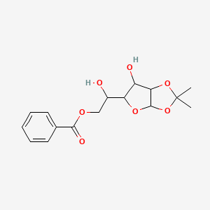 6-o-Benzoyl-1,2-o-(1-methylethylidene)hexofuranose