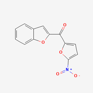 molecular formula C13H7NO5 B14161148 (1-Benzofuran-2-yl)(5-nitrofuran-2-yl)methanone CAS No. 89266-65-9