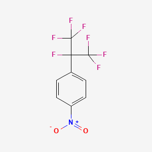 1-(1,1,1,2,3,3,3-Heptafluoropropan-2-yl)-4-nitrobenzene