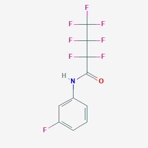 2,2,3,3,4,4,4-heptafluoro-N-(3-fluorophenyl)butanamide