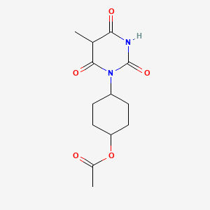 1-(4-Hydroxycyclohexyl)-5-methylbarbituric acid acetate (ester)