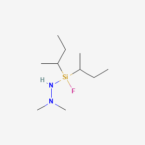 Hydrazine, 2-[fluorobis(1-methylpropyl)silyl]-1,1-dimethyl-