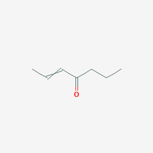 molecular formula C7H12O B14161202 Hept-2-en-4-one CAS No. 4643-25-8