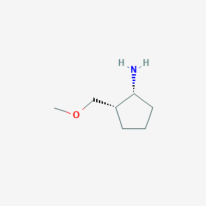 molecular formula C7H15NO B1416122 顺-2-(甲氧甲基)环戊胺 CAS No. 956722-42-2