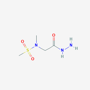 B1416123 N-(2-Hydrazinyl-2-oxoethyl)-N-methylmethanesulfonamide CAS No. 1119445-29-2