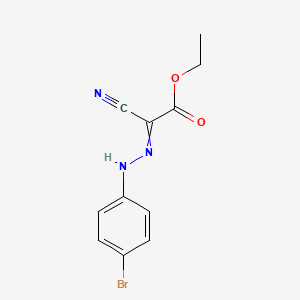 Acetic acid, [(4-bromophenyl)hydrazono]cyano-, ethyl ester