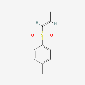 molecular formula C10H12O2S B14161258 (E)-1-Methyl-4-(1-propenylsulphonyl)benzene CAS No. 32228-15-2