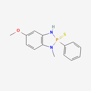 5-methoxy-1-methyl-2-phenyl-2-sulfanylidene-3H-1,3,2lambda5-benzodiazaphosphole