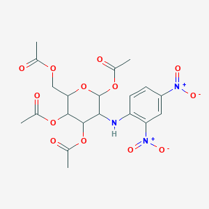 1,3,4,6-Tetra-o-acetyl-2-deoxy-2-[(2,4-dinitrophenyl)amino]hexopyranose