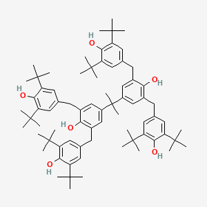 4,4'-(1-Methylethylidene)bis[2,6-bis[[3,5-bis(1,1-dimethylethyl)-4-hydroxyphenyl]methyl]phenol