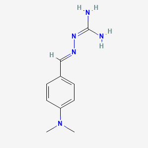 N-[(E)-{[4-(Dimethylamino)phenyl]methylidene}amino]guanidine