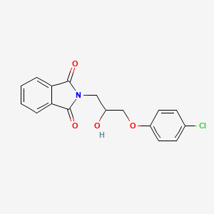 2-[3-(4-Chlorophenoxy)-2-hydroxypropyl]isoindole-1,3-dione