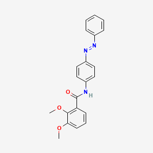 (E)-2,3-dimethoxy-N-(4-(phenyldiazenyl)phenyl)benzamide