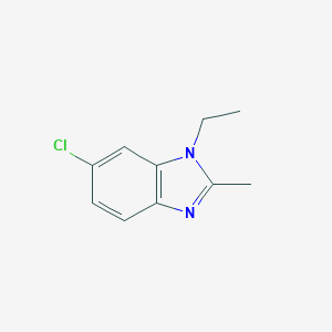 B141613 6-Chloro-1-ethyl-2-methylbenzimidazole CAS No. 143218-44-4