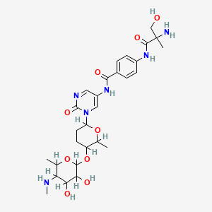 molecular formula C28H40N6O9 B14161304 Bamicetin CAS No. 43043-14-7