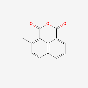 molecular formula C13H8O3 B14161321 1H,3H-Naphtho(1,8-cd)pyran-1,3-dione, methyl- CAS No. 79075-22-2