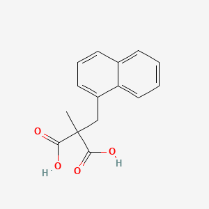 Methyl(naphthalen-1-ylmethyl)propanedioic acid