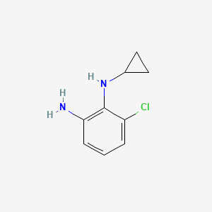 molecular formula C9H11ClN2 B1416134 6-氯-N1-环丙基苯-1,2-二胺 CAS No. 1092286-38-8