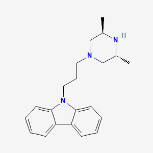 9H-Carbazole, 9-[3-(3,5-dimethyl-1-piperazinyl)propyl]-, (3R-trans)-