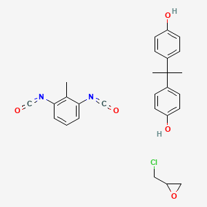 2-(Chloromethyl)oxirane;1,3-diisocyanato-2-methylbenzene;4-[2-(4-hydroxyphenyl)propan-2-yl]phenol